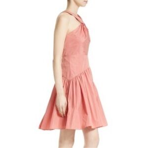 NWT Rebeca Taylor coral pink dress, size US 2